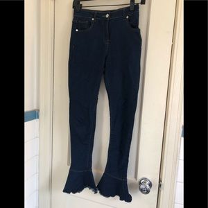Flared Hem Jeans